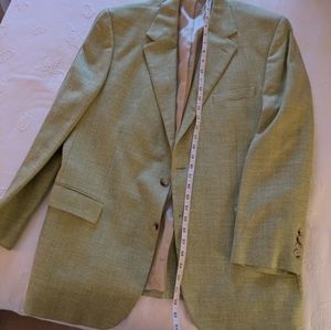 Brooks Brothers seafoam green sport coat linen 42 regular